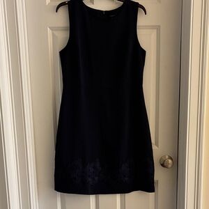Ann Taylor Factory Navy Sleeveless Mini Dress